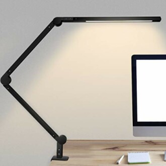 Desk Lamp with Clamp | Swing Arm Desk Light